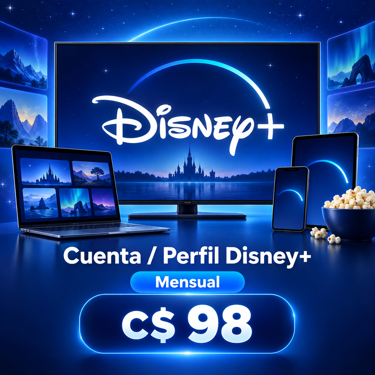 Disney Plus Premiun 1 perfil (Mensual)